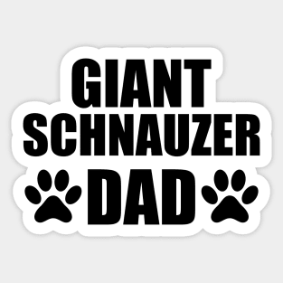 Giant Schnauzer Dad Sticker